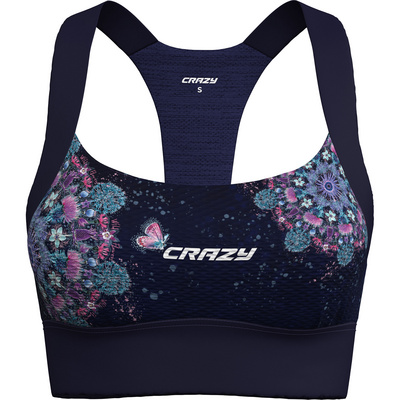 Crazy Dames Lightning Sport BH (Maat XS, Meerkleurig)