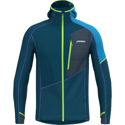 Crazy Heren Traverse Jas (Maat M, Blauw)