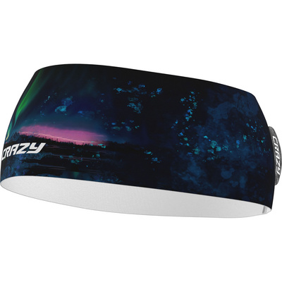 Crazy Sharp Cut Hoofdband (Maat ONE SIZE, Blauw)