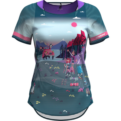 CRAZY Dames Slash T-shirt