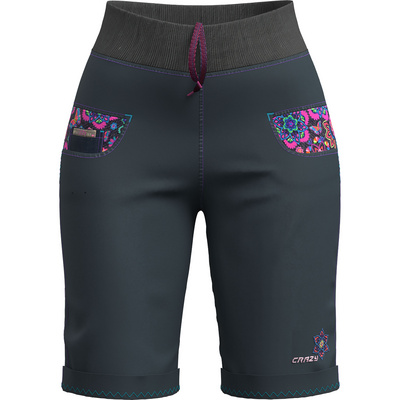 Crazy Dames Aria Korte broek (Maat M, Grijs)