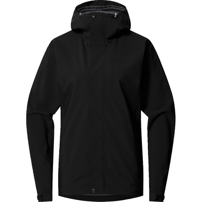 Haglöfs Dames Breeze Proof Jas (Maat XS, Zwart)