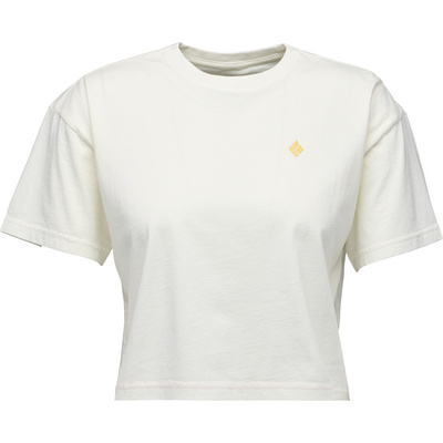 Black Diamond Dames Diamond Crop T-shirt (Maat S, Wit)
