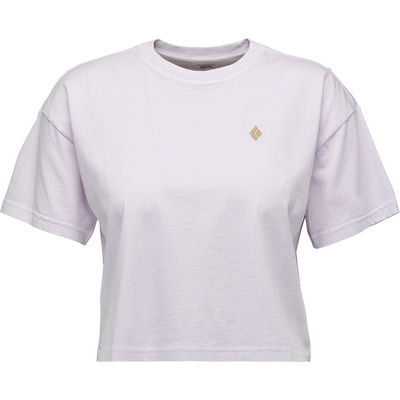 Black Diamond Dames Diamond Crop T-shirt (Maat S, Paars)