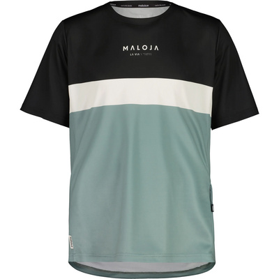 Maloja Heren BarettiM. T-shirt (Maat L, Blauw)