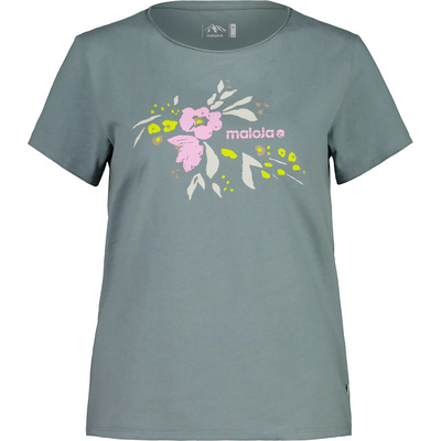 Maloja Dames OssiM. T-shirt (Maat S, Blauw)