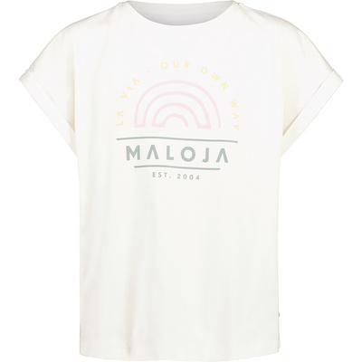 Maloja Kinderen CayolleG. T-shirt (Maat 128 , Wit)