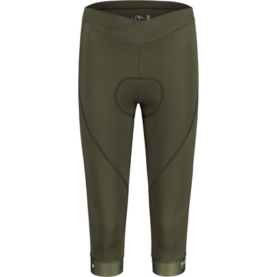 Maloja Dames MinorM. Fietsbroek 3/4 (Maat XS, Olijf)