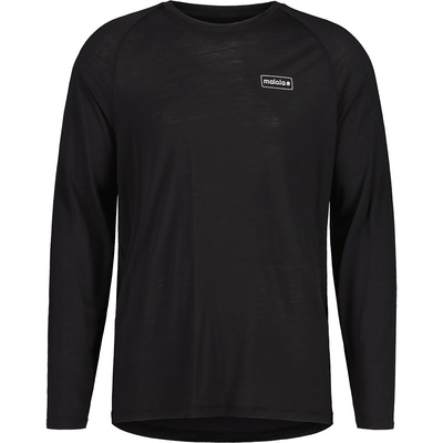 Maloja Heren TraunsteinM. Longsleeve (Maat M, Zwart)