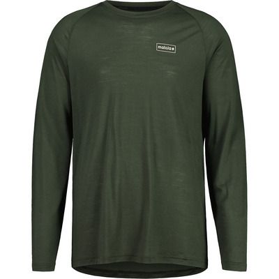 Maloja Heren TraunsteinM. Longsleeve (Maat L, Olijf)