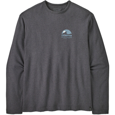 Patagonia Heren LW Applied Imagination Wildrise Longsleeve (Maat S, Zwart)
