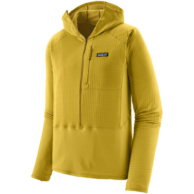 Patagonia Heren R1 Hybrid Hoodie Anorak (Maat S, Groen)