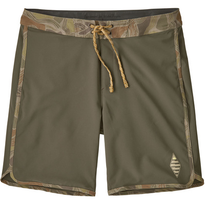 Patagonia Heren Hydropeak Side Shore Zwemshort (Maat S, Olijf)