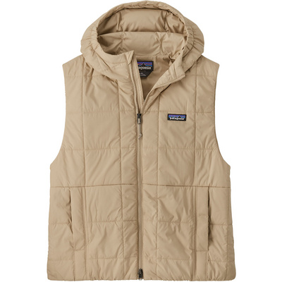 Patagonia Dames Light Gust Hoodie Bodywarmer (Maat L, Beige)