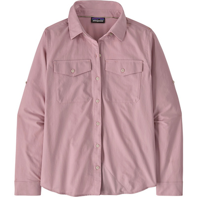 Patagonia Dames Self Guided Sun Blouse (Maat M, licht roze)