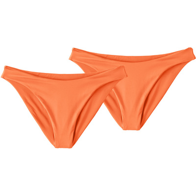 Patagonia Dames Reversible Cross Shore Bikini Broek (Maat XS, Oranje)