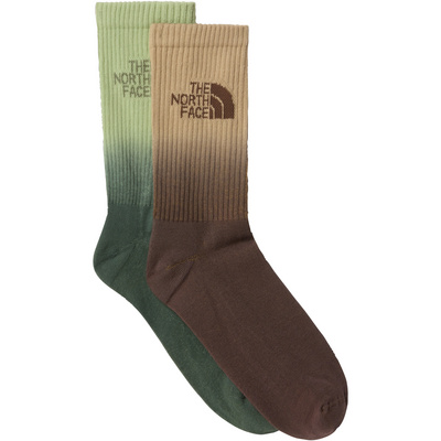 The North Face Everyday Crew Dip Dye 2er Pack Sokken (Maat 44 , Beige)