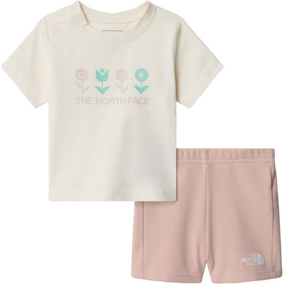 The North Face Enfants Baby Cotton Graphic Summer Set (taille 64 , Blanc)