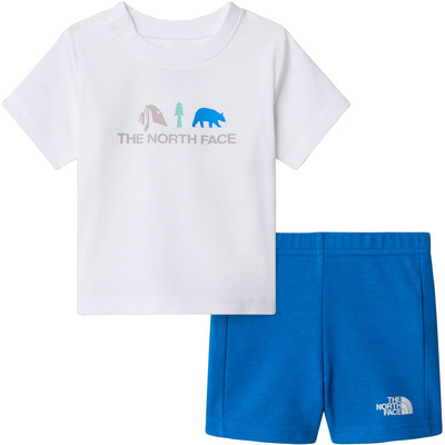 The North Face Kinderen Baby Cotton Graphic Summer Set (Maat 56 , Wit)