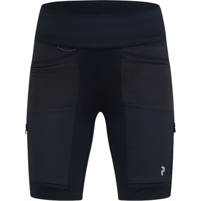 Peak Performance Dames Ascent Track Short Tights (Maat L, Zwart)