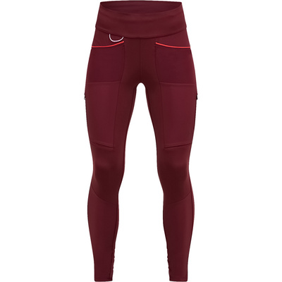 Peak Performance Dames Ascent Track Tights (Maat M, Rood)