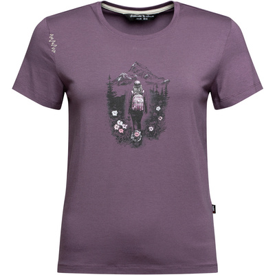 Chillaz Dames Iseo Mountain Paradise T-shirt (Maat S, Paars)