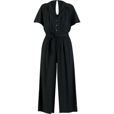 Blutsgeschwister Dames Charming Steps Jumpsuit (Maat XS, Zwart)