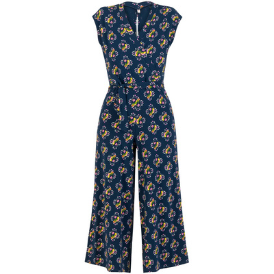 Blutsgeschwister Dames Hello Fritjes Culotte Jumpsuit (Maat XS, Blauw)