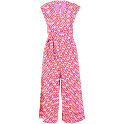 Blutsgeschwister Dames Hello Fritjes Culotte Jumpsuit (Maat M, licht roze)