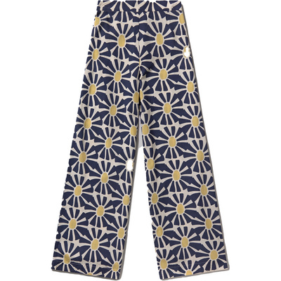 Brava Fabrics Dames Marisol Wide Leg Broek (Maat M, Blauw)