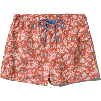 Brava Fabrics Heren Peanuts Tropical Zwemshort (Maat M, Rood)