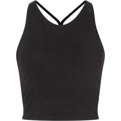 Mandala Dames Cross Top (Maat XS, Zwart)