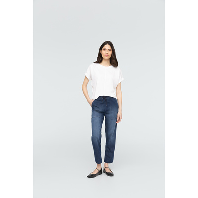 Duer Dames Performance Denim Lite Harbour Broek (Maat L, Blauw)