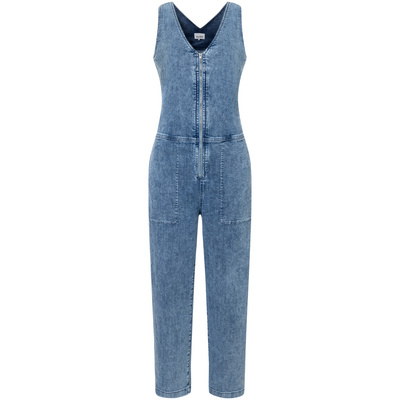 Duer Dames Performance Denim Jumpsuit (Maat L, Blauw)