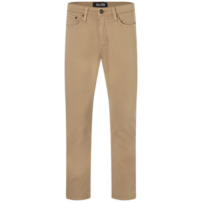 Duer Heren No Sweat Relaxed Taper Broek (Maat M, Beige)