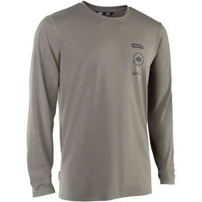 ION Heren Ionic Longsleeve (Maat M, Olijf)