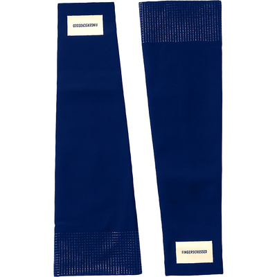 Fingerscrossed Armwarmers (Maat L, Blauw)