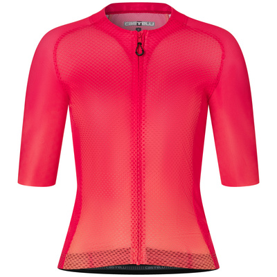 Castelli Dames Climber's Shirt (Maat XL, Rood)