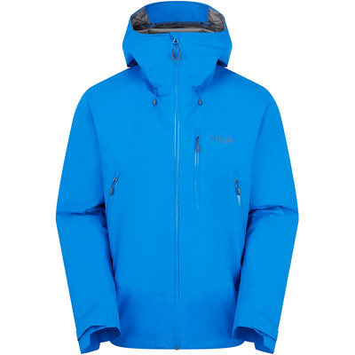 Rab Heren Downpour Mountain Jas (Maat L, Blauw)