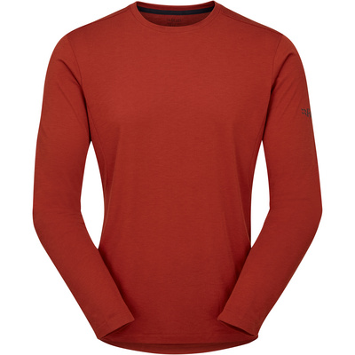 Rab Heren Cinder Crimp Longsleeve (Maat M, Rood)