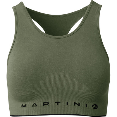 Martini Sportswear Femme Soutien-gorge de sport Wanted Bra Seamless (taille M, Olive)