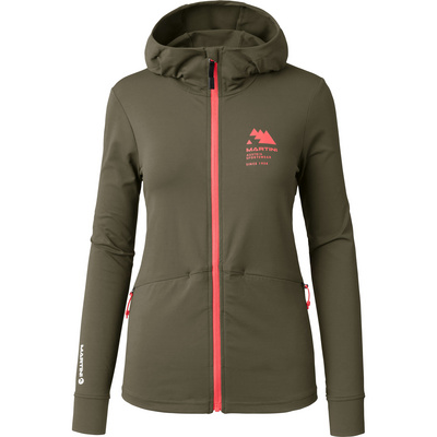 Martini Sportswear Dames Sunrise Midlayer Jas (Maat L, Olijf)