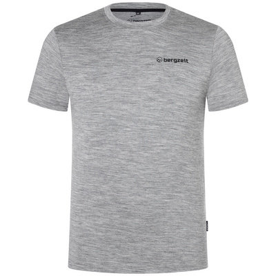 Bergzeit Basics Heren Bergzeit Pure Merino T-shirt (Maat M, Grijs)