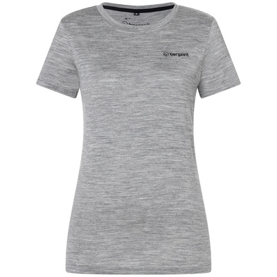 Bergzeit Basics Dames Bergzeit Pure Merino T-shirt (Maat S, Grijs)