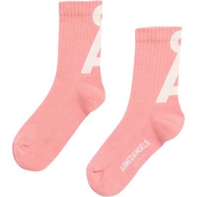 Armedangels Saamus Short Sokken (Maat 35 , licht roze)
