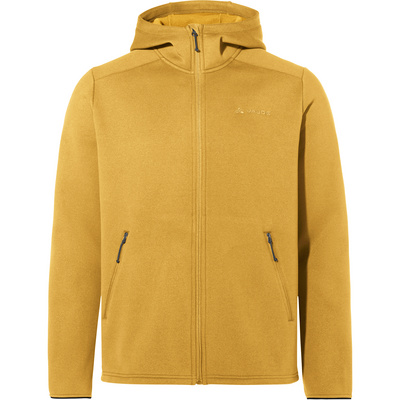 Vaude Heren Idris Fleece Hoodie Jas (Maat M, Geel)