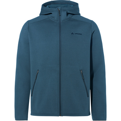 Vaude Heren Idris Fleece Hoodie Jas (Maat XXL, Blauw)