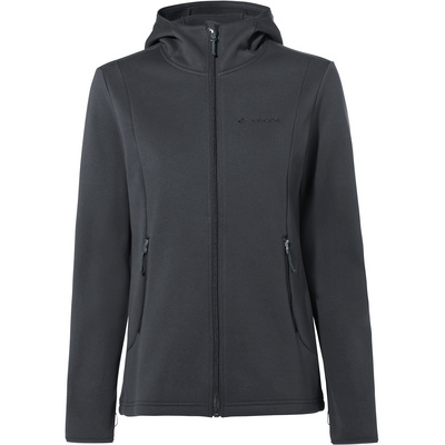Vaude Dames Idris Fleece Hoodie Jas (Maat XXS, Zwart)