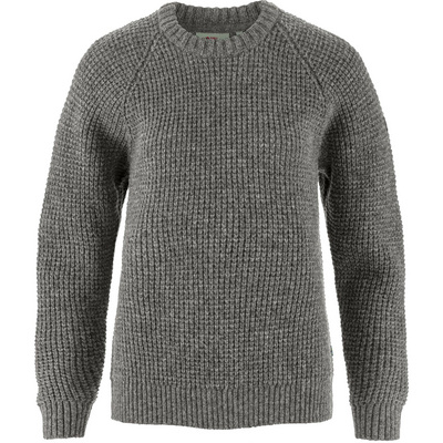 Fjällräven Dames Övik Waffle Knit Trui (Maat M, Grijs)