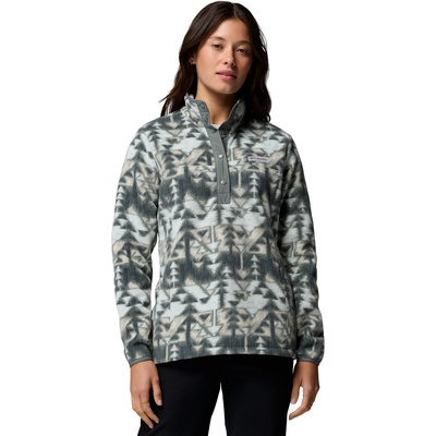 Columbia Dames Benton Springs Printed 1/2 Snap Trui